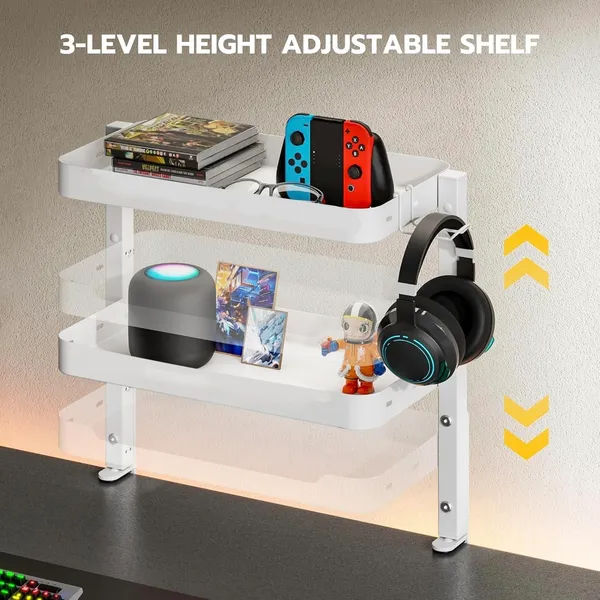 Black_2-Tier_Clamp_On_Desk_Shelf_16_Inch_Adjustable_Above_Or_Under_Desk_Storage_Shelves_Holds_Heavy_Duty_Desktop_Organizer_With_Headphone_Holder_For_Working_And_Gaming