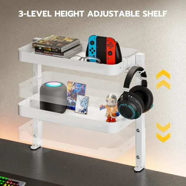 Black_2-Tier_Clamp_On_Desk_Shelf_16_Inch_Adjustable_Above_Or_Under_Desk_Storage_Shelves_Holds_Heavy_Duty_Desktop_Organizer_With_Headphone_Holder_For_Working_And_Gaming