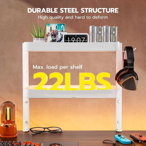 Black_2-Tier_Clamp_On_Desk_Shelf_16_Inch_Adjustable_Above_Or_Under_Desk_Storage_Shelves_Holds_Heavy_Duty_Desktop_Organizer_With_Headphone_Holder_For_Working_And_Gaming