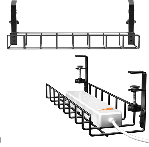 Black_Under_Desk_Cable_Management_Tray_2_Pack_Cinati_Upgraded_Wire_Management_No_Drill_Cable_Tray_With_Clamp_For_Desk_Wire_Management_Computer_Cable_Rack_For_Office_Home_-_No_Damage_To_Desk