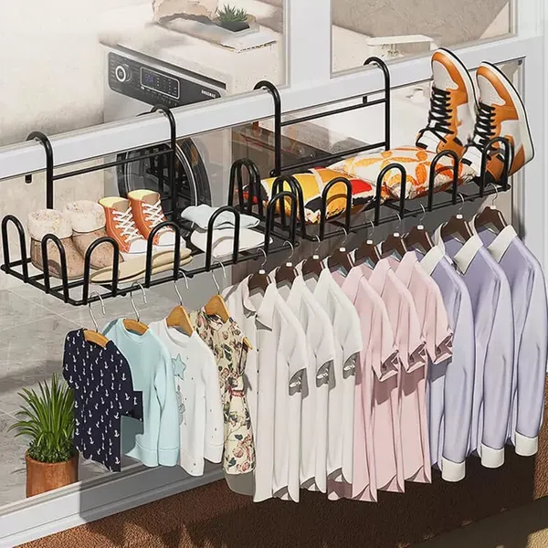 Black_Home_Clothesline_Iron_Railings_Drying_Shoe_Rack_Metal_Drying_Racks_Underwear_Drying_Rack_Portable_Space-Saving_Clothes_Drying_Rack