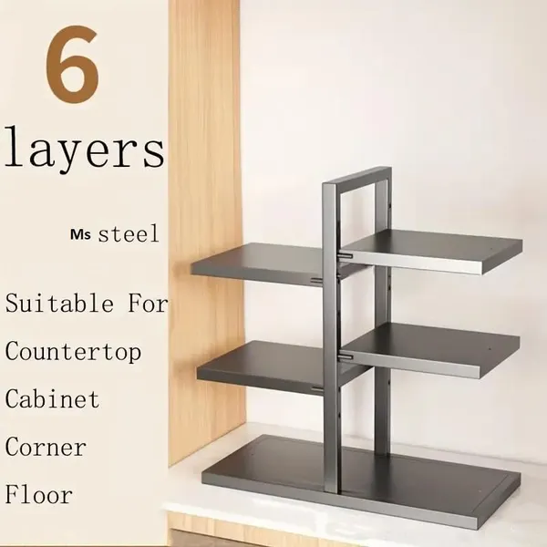 Black_6_Tier_Heavy_Duty_Adjustable_Pot_&_Pan_Under_Sink_Organizer_Pot_Holder_Cookware_Pot_Lid_Holder_6_Tier_Pot_Organizer_Pots_And_Pans_Organizer_For_Cabinetkitchen_Storage_Shelf
