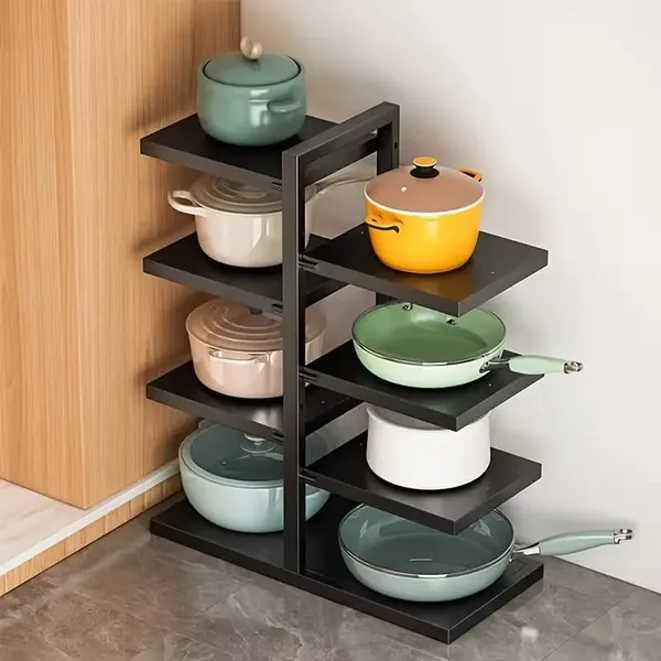Black_6_Tier_Heavy_Duty_Adjustable_Pot_&_Pan_Under_Sink_Organizer_Pot_Holder_Cookware_Pot_Lid_Holder_6_Tier_Pot_Organizer_Pots_And_Pans_Organizer_For_Cabinetkitchen_Storage_Shelf