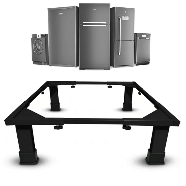 Black_Adjustable_Washing_Machine_Stand_No_Wheels_|_Metal_Base_For_Fully/Semi_Automatic_Top/Front_Load_Fridge_&_Dishwasher_|_160Kg_Capacity_|_(Min:16"X16"_Max:26"X26")_