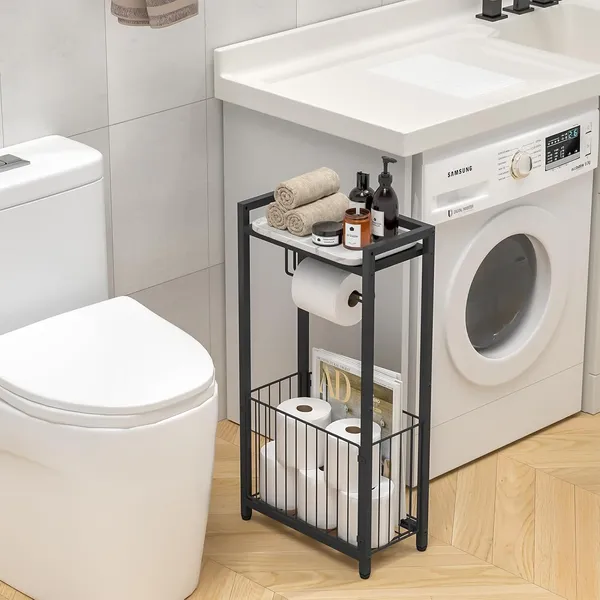 Black_Freestanding_Toilet_Paper_Holder_With_Storage_Shelf_Bathroom_Tissue_Stand_With_Space_For_Phone_Tablet_And_Magazines_All-In-One_Toilet_Roll_Dispenser_And_Organizer