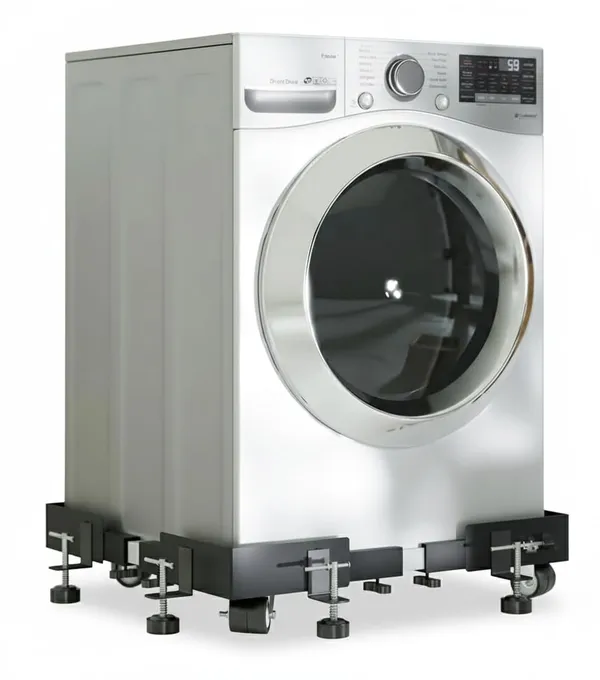 Black_Washing_Machine_Stand_Adjustable_Heavy-Duty_Metal_Trolley_With_Wheels_8_Anti-Vibration_Rubber_Grips_Load_Capacity_250Kg_Suitable_For_Washing_Machine_Fridge_Dishwasher_&_Air_Cooler
