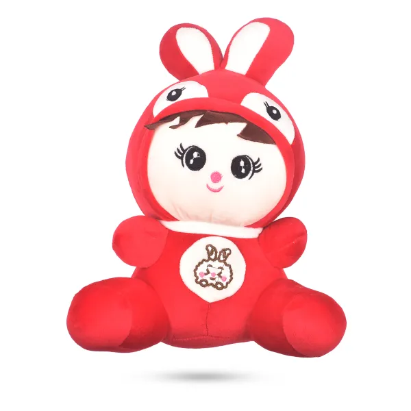 Red_Soft_Girl_Rabbit_Toys_With_Cap_For_Kids