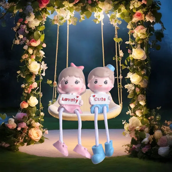 Multicolour_Couple_Miniature_Statue_|_Best_Gift_Statues_For_Lovers