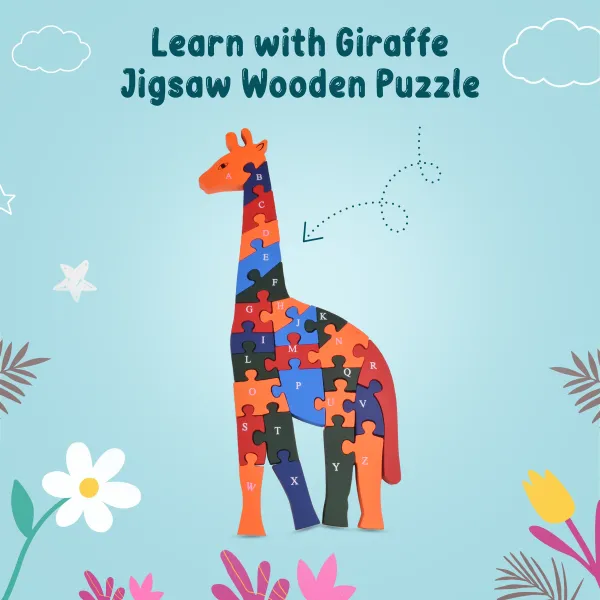 Multicolor_Multicolor_Giraffe_Jigsaw_Puzzle_With_Alphabets_&_Numbers_For_Kids