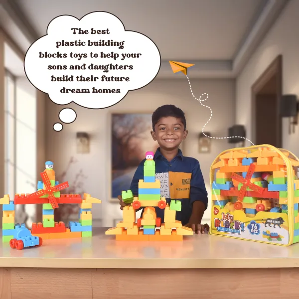 Multicolour_Plastic_Building_Blocks_/_Stackable_Toys_For_Kids