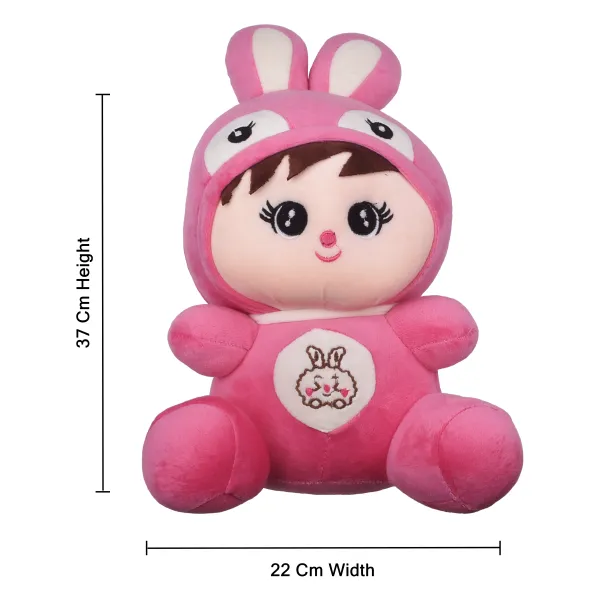 Pink_Bunny_Rabbit_Soft_Toys_With_Cap_For_Kids