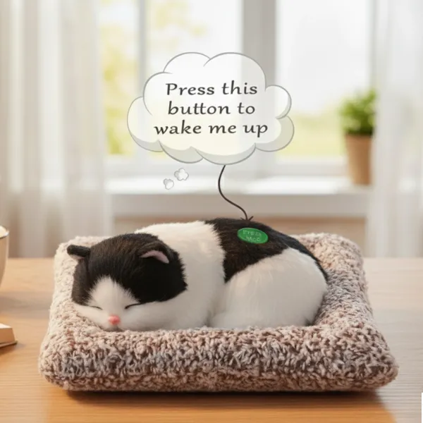 Multicolour_Sleeping_Cat_For_Kids