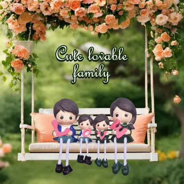 Pink_Lovable_Family_Resine_Statue_With_Love_Text_|_Best_Family_Gift_Items_For_Kids