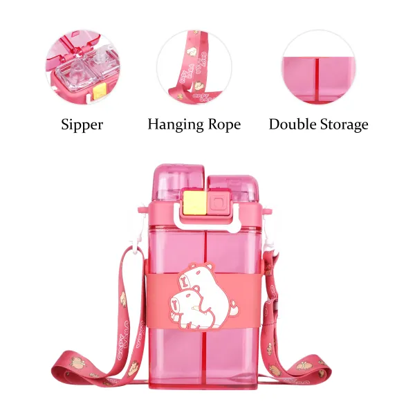Pink_Capybara_Water_Bottle_(Pink)_|_2_In_1_Water_Bottle_For_Kids