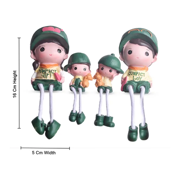 Green_&_Yellow_Lovable_Family_Hanging_Leg_Statue_/_Best_Gift_Items_For_Kids