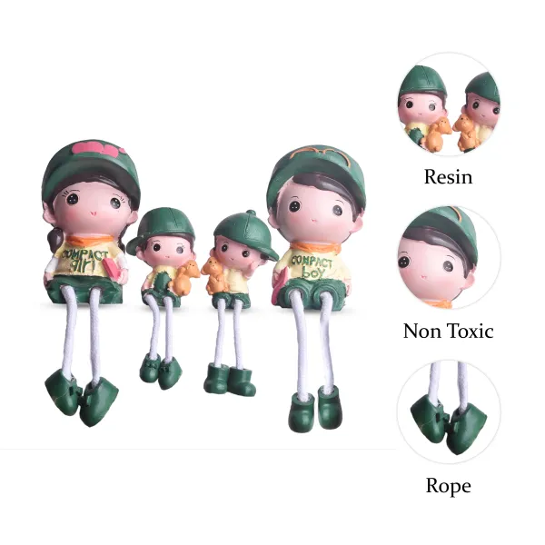 Green_&_Yellow_Lovable_Family_Hanging_Leg_Statue_/_Best_Gift_Items_For_Kids
