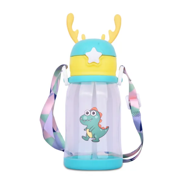 Green_&_Yellow_Water_Bottle_With_Straw_/_Kids_School_Water_Bottle_|_Cartoon_Water_Bottles_For_Kids