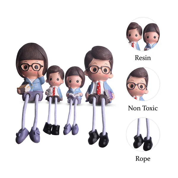 Multicolour_Miniature_Doll_Family_|_Family_Statue_For_Kids
