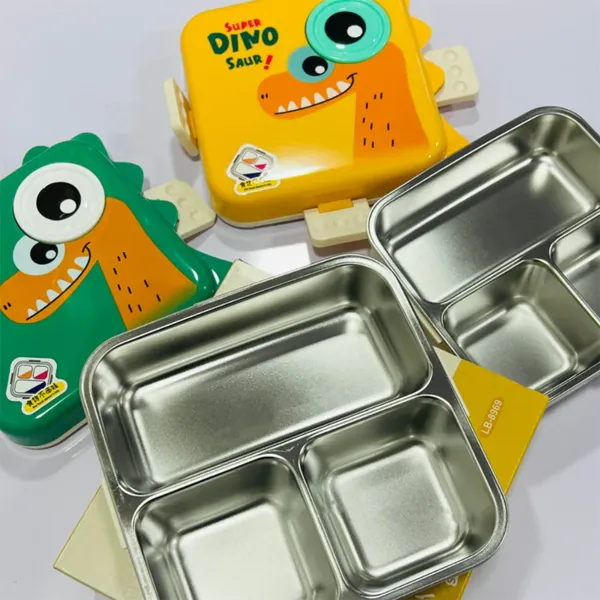 Multicolor_Dino_Lunch_Box_/_Kids_Lunch_Box_-_Stainless_Steel_Lunch_Box_For_Kids