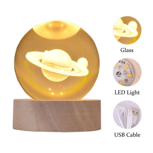 Multicolour_Saturn_Crystal_Ball_With_Led_Light_/_Best_Gift_Items_For_Kids