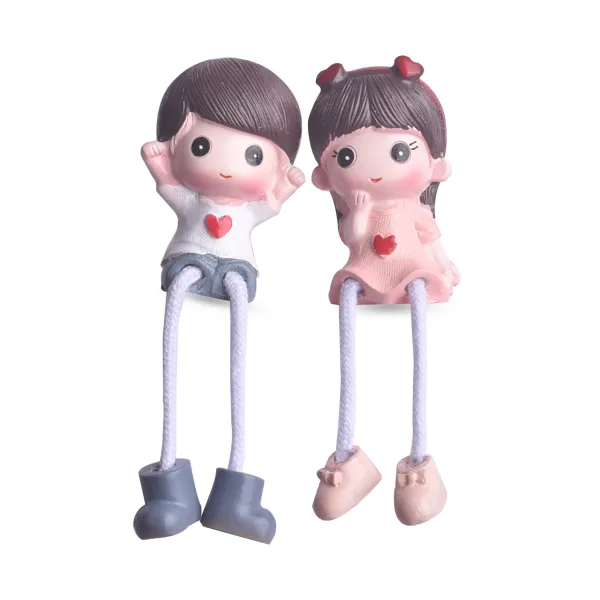 Multicolour_Couple_Miniature_Idol_With_Heart_/_Love_Statue_For_Couples