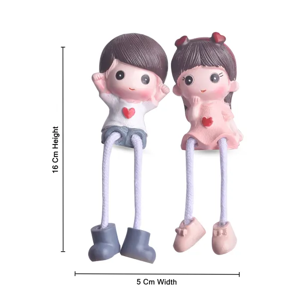 Multicolour_Couple_Miniature_Idol_With_Heart_/_Love_Statue_For_Couples