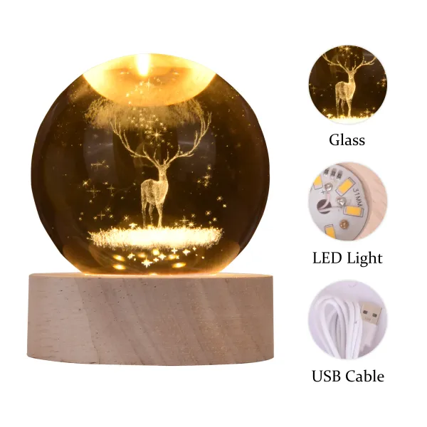 Transparent_Deer_Crystal_Ball_With_Usb_Cable_/_Best_Gift_Items_For_Kids