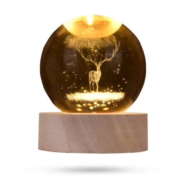 Transparent_Deer_Crystal_Ball_With_Usb_Cable_/_Best_Gift_Items_For_Kids