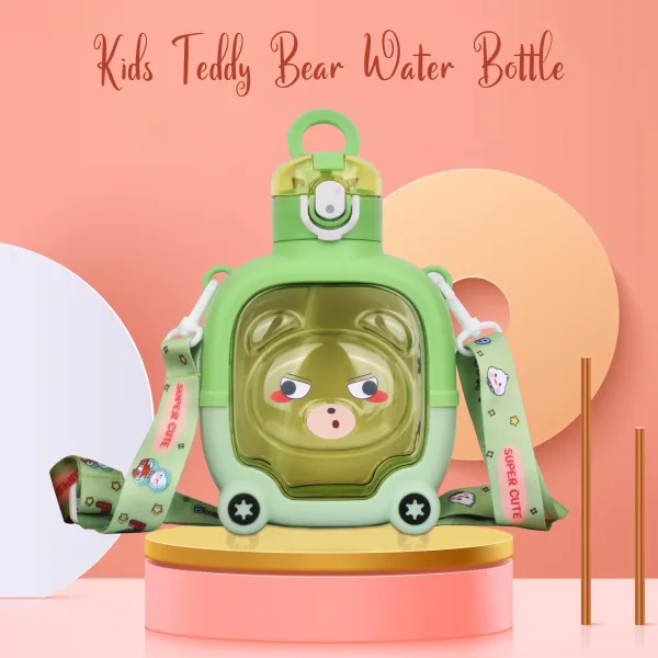 Green_Teddy_Bear_Water_Bottle_/_Water_Bottle_For_School_For_Kids