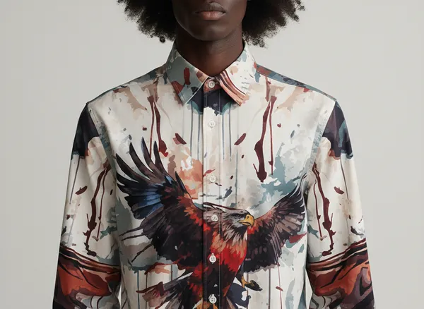Eagle_Print_Premium_Cotton_Casual_Printed_Shirt_For_Men