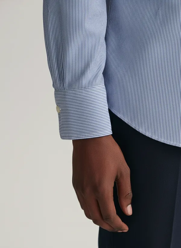Lightblue_Pinstripe_Premium_Cotton_Casual_Oxford_Shirt_For_Men