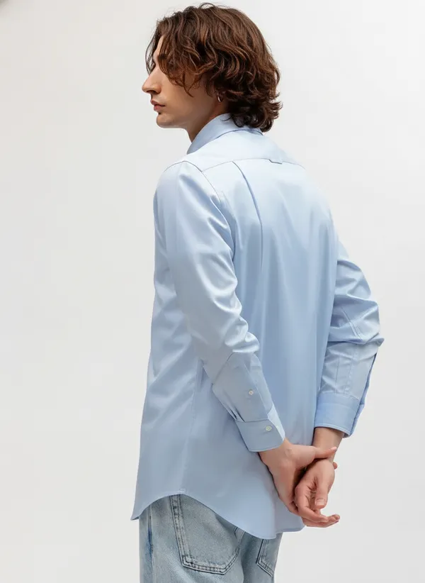 Sky_Blue_Premium_Cotton_Casual_Shirt_For_Men