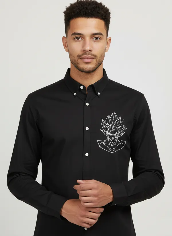 Black_Premium_Cotton_Casual_Printed_Shirt_For_Men