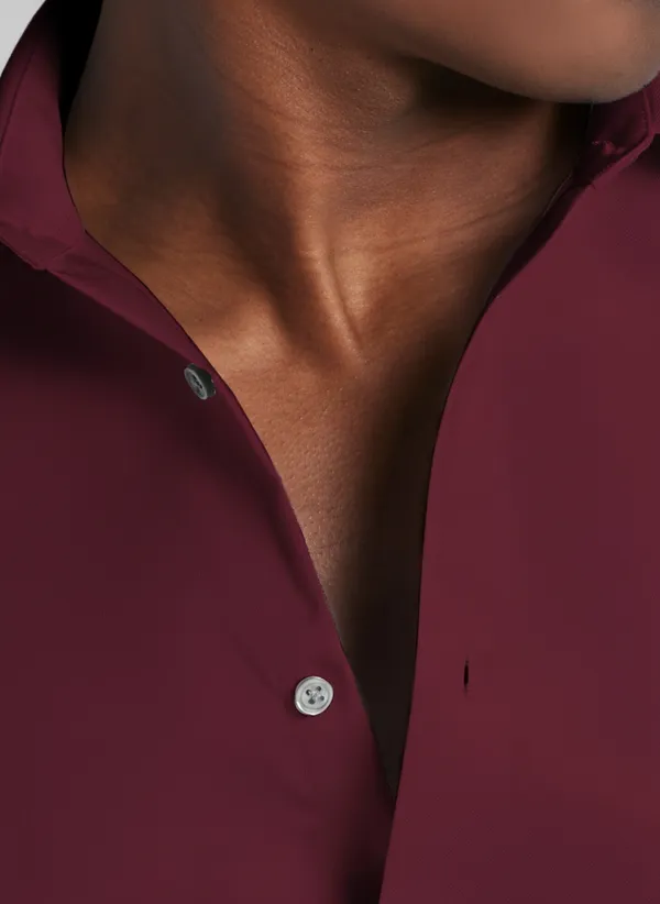 Burgundy_Premium_Cotton_Formal_Shirt_For_Men