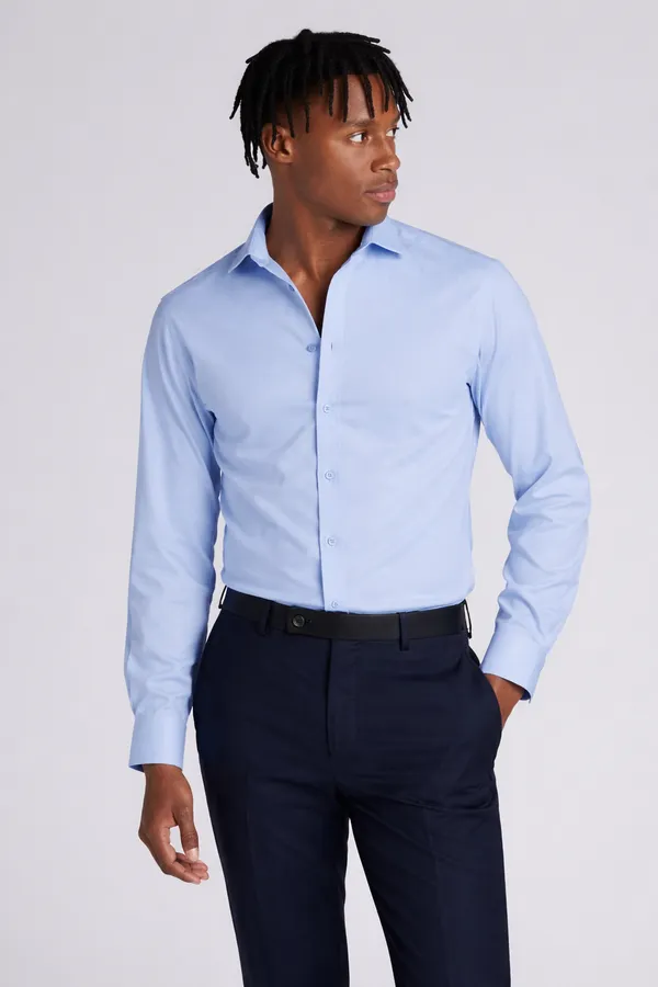 Skyblue_Premium_Cotton_Formal_Shirt_For_Men