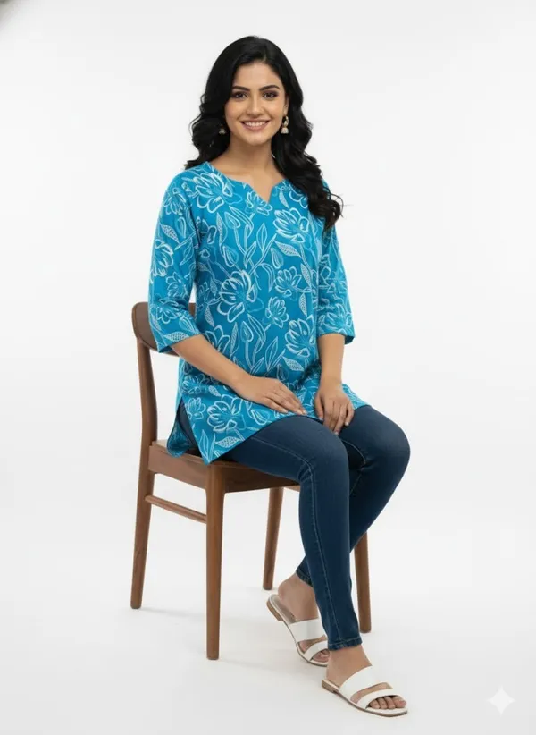 Sky_Printed_Kurtis_Cotton_For_Women