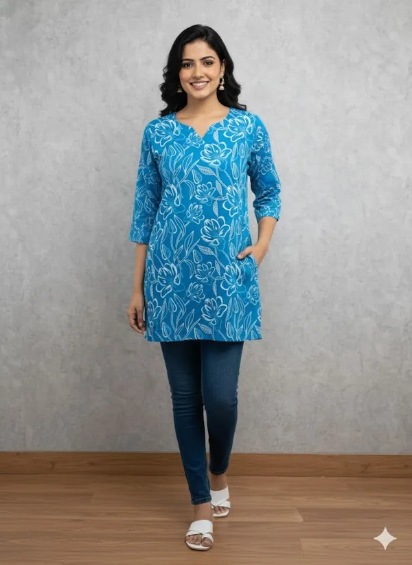 Sky_Printed_Kurtis_Cotton_For_Women