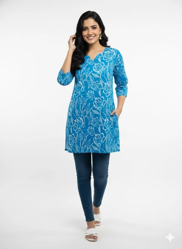 Sky_Printed_Kurtis_Cotton_For_Women