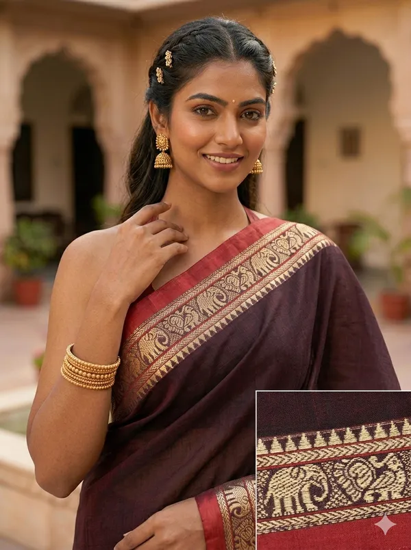 Brinjal_coffee_narayanpeth_cotton_masarasaised_saree