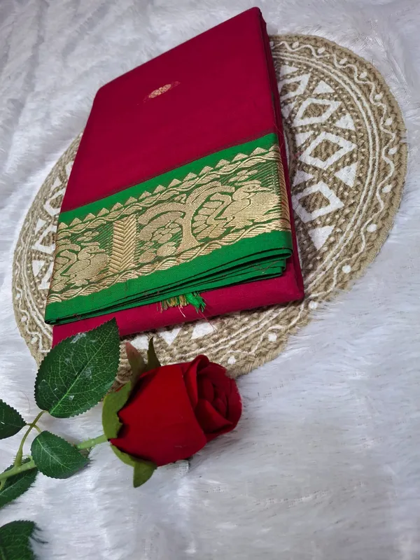 Pink_Sindoor_Collection_Pure_Cotton_Saree