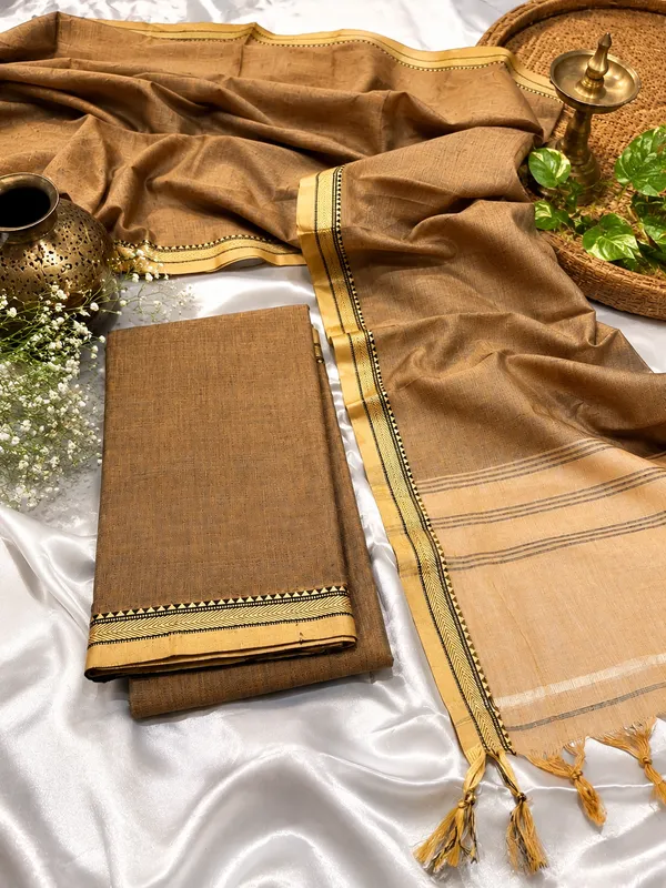 Baby_lee_sawar_suit_meterial_narayanpeth_cotton_meterial_-_Beige_cream._