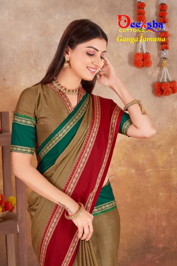 Beige_Cream_Ganga_Jamuna_Arani_Gass_CottonMasarasaised__Saree_With_Kalamkari_1_Meter_Blouse_Free_For_Women