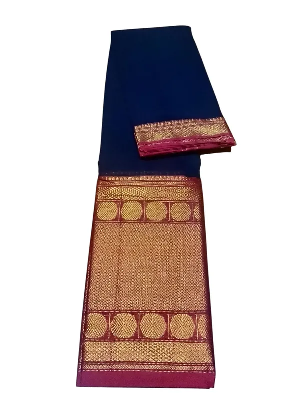 Black_With_Big_Golden_Jari_Jacquard_Border_Narayan_Peth_Cotton_Masarasaised_Saree