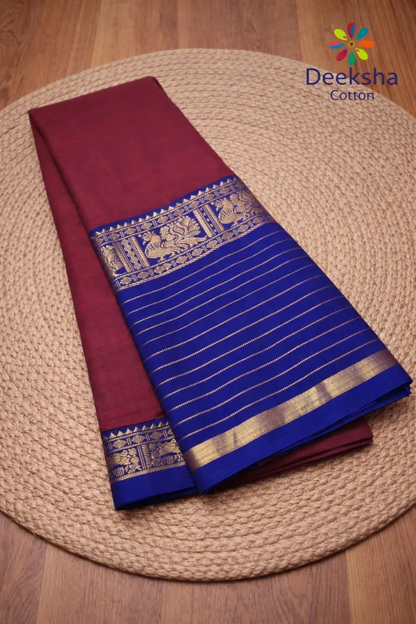 Rust_Maroon_Shailoo_Narayanpeth_CottonMasarasaised__Saree