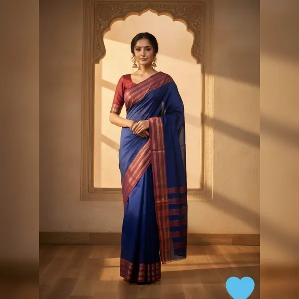 Dark_Violet_Saree_Shridevi_Rudraksha_Cotton_Saree