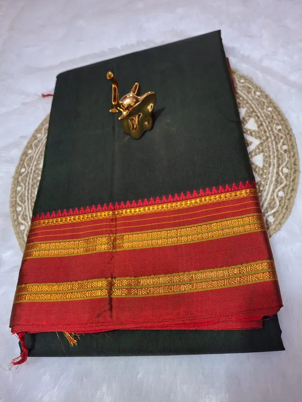 Dark_Mehandi_Saree_Shridevi_Rudraksha_Cotton_Saree