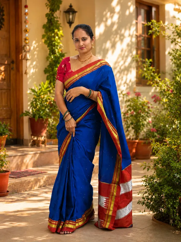 Deeksha_Cotton_–_Kastoori_Ilakal__traditional_saree_ananda_blue_Saree_(Silk_Tope_Teni_Pallu)