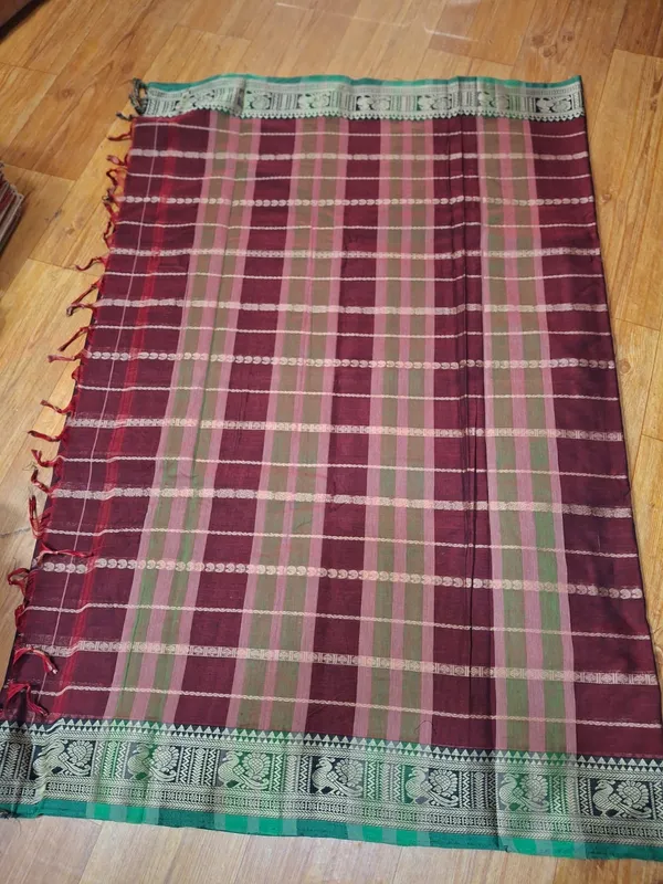 Deep_maroon_saree_over_design_mayuri_narayanpeth_cotton_masarasaised_saree.