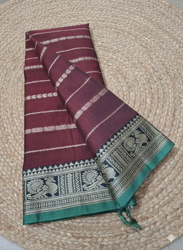 Deep_maroon_saree_over_design_mayuri_narayanpeth_cotton_masarasaised_saree.