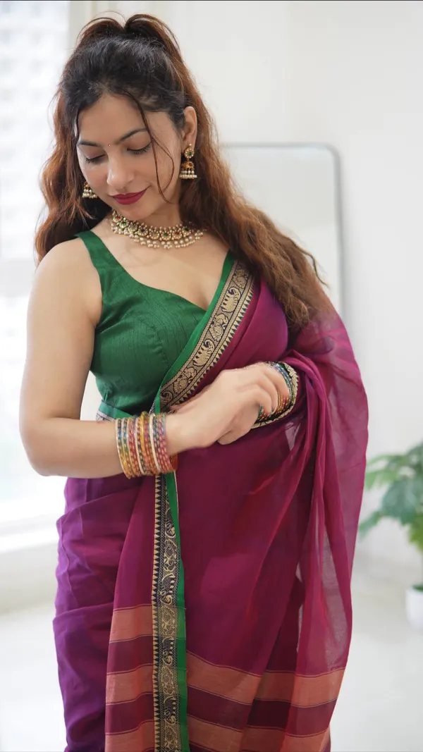 Mayuri_-_Narayanpeth_cotton_masarasaised_saree_with_running_blouse_for_women.